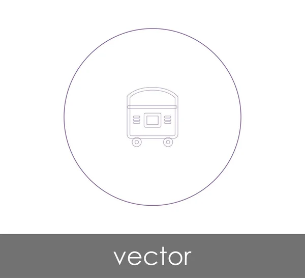 Icono del ventilador símbolo — Vector de stock