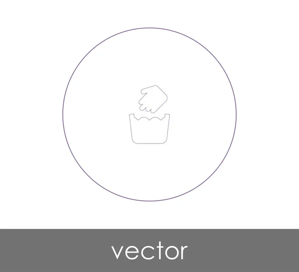 การออกแบบภาพเวกเตอร ของไอคอนล างม — ภาพเวกเตอร์สต็อก