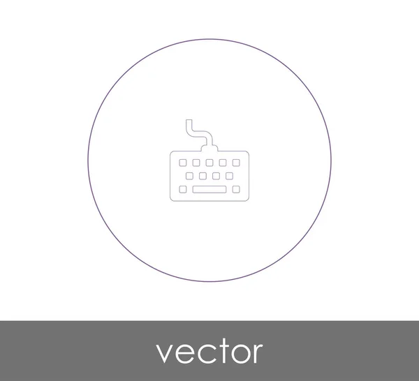 Vektor Illustration Design Des Tastatursymbols — Stockvektor