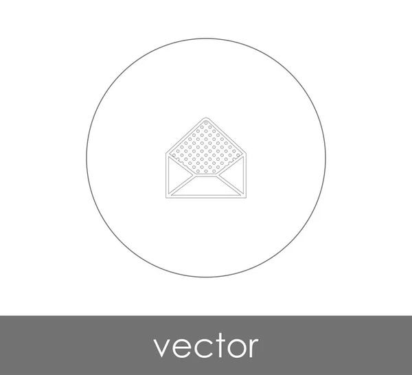 Ilustração Vetor Ícone Envelope Sinal — Vetor de Stock