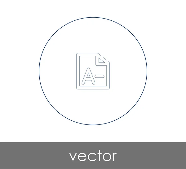 Vektor Illustration Design Grade Ikonen — Stock vektor