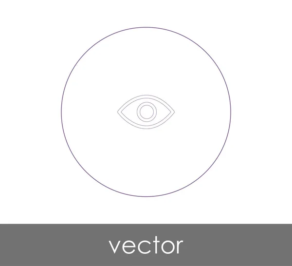 Augengrafik Symbol Vektorillustration — Stockvektor