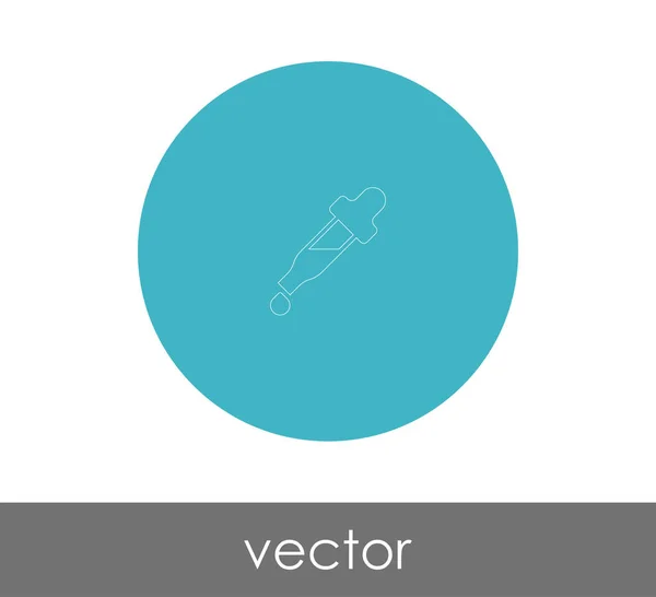 Gotero Icono Médico Ilustración Vectorial — Vector de stock