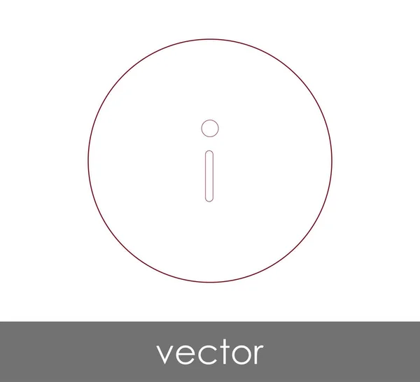 Felkiáltójel Ikon Vektoros Illusztráció — Stock Vector