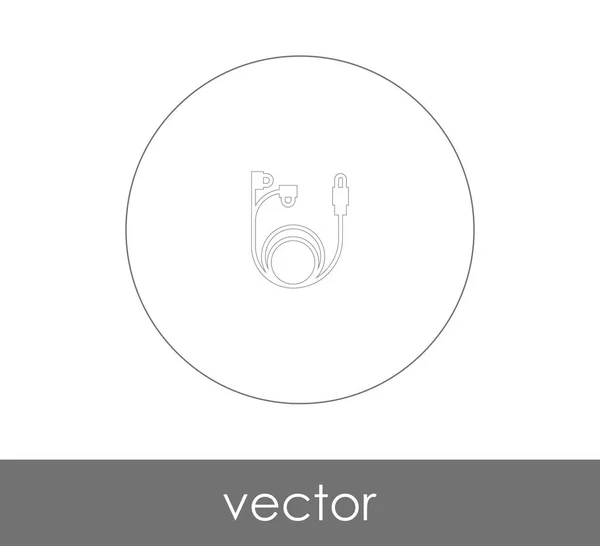 Laddare Ikonen Vektorillustration — Stock vektor