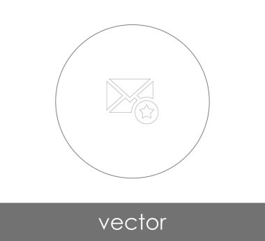 web tasarım ve uygulamalar için zarf simgesi