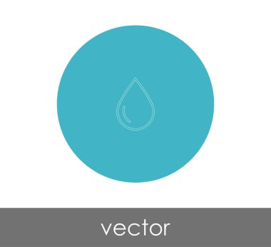 ikon vektör illüstrasyonunu bırak