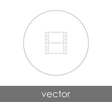 web tasarım ve uygulamalar için film simgesi