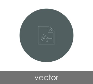 mükemmel sınıf simgesi, vektör çizim