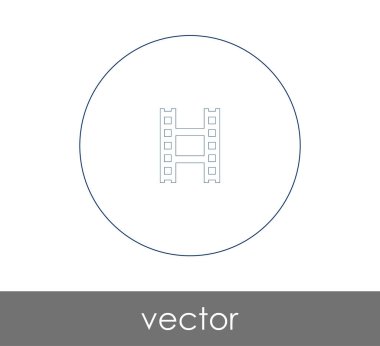 web tasarım ve uygulamaları, vektör çizim için film simgesi 