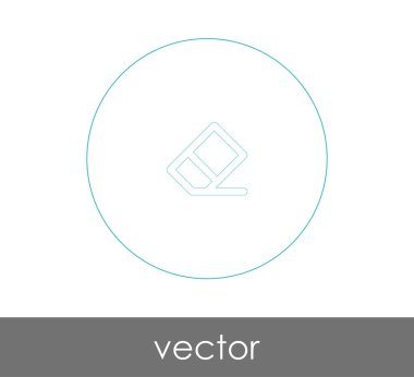 vektör çizim tasarım silgi simgesi