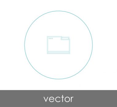 web tasarım ve uygulamalar için klasör simgesi