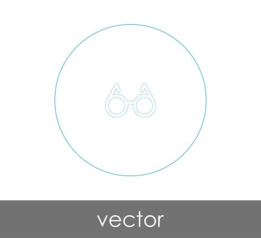 gözlük simgesi web tasarım ve uygulamalar için