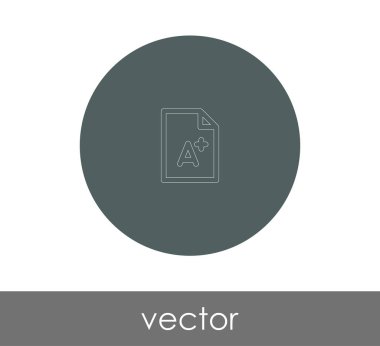 web tasarım ve uygulamaları, vektör çizim için belge simgesi 