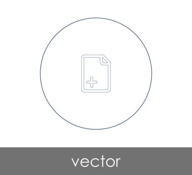 web tasarım ve uygulamaları, vektör çizim için belge simgesi 