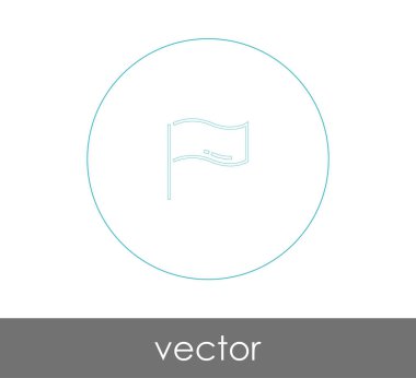web tasarım ve uygulamaları, vektör çizim için bayrak simgesi