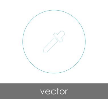 Bırakıcı simgesi vektör illüstrasyonu 