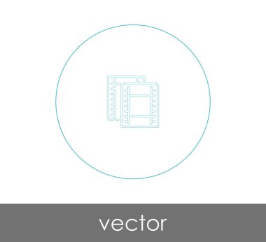 web tasarım ve uygulamaları, vektör çizim için film simgesi 