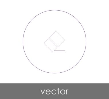 vektör çizim tasarım silgi simgesi