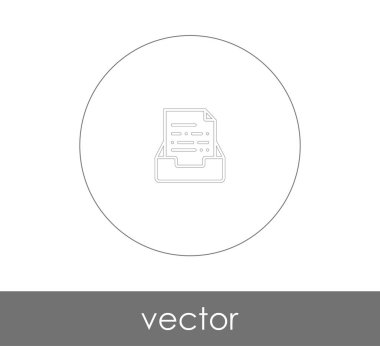 web tasarım ve uygulamalar için arşiv simge