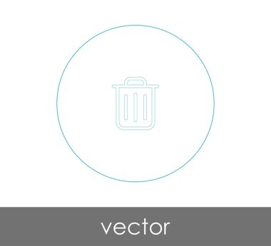 çöp kutusu simgesini web tasarım ve uygulamalar için