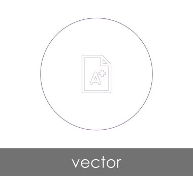 mükemmel sınıf simgesi, vektör çizim