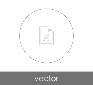 mükemmel sınıf simgesi, vektör çizim