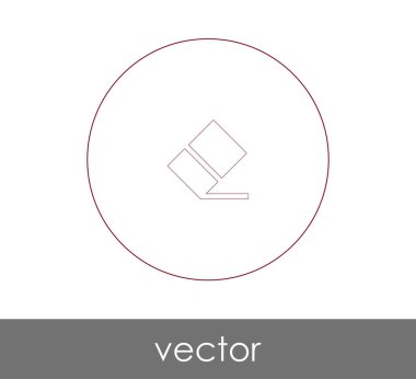 vektör çizim tasarım silgi simgesi