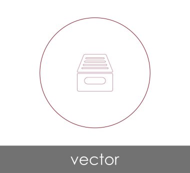 vektör çizim tasarım Arşiv simgesinin