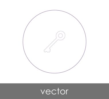 web tasarım ve uygulamalar için anahtar simgesi