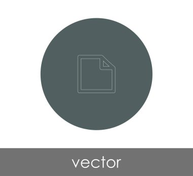 web tasarım ve uygulamaları, vektör çizim için belge simgesi 