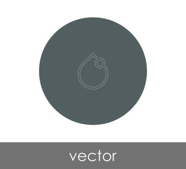 vektör çizim tasarım damla simgesinin