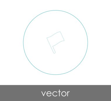 web tasarım ve uygulamaları, vektör çizim için bayrak simgesi