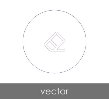 vektör çizim tasarım silgi simgesi