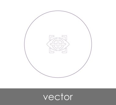göz grafik simgesini, vektör çizim