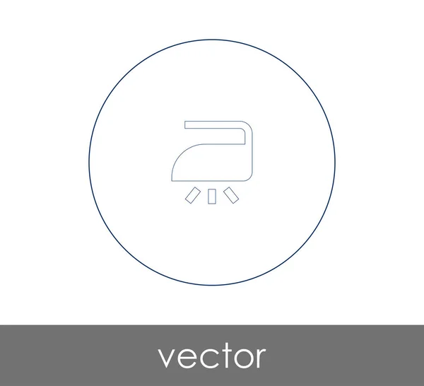 Vector Ilustración Diseño Icono Hierro — Vector de stock