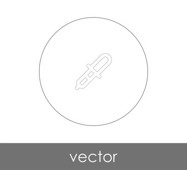 Dropper Medizinisches Symbol Vektorillustration — Stockvektor