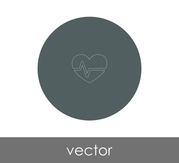 Herz Web Icon Vektorillustration — Stockvektor