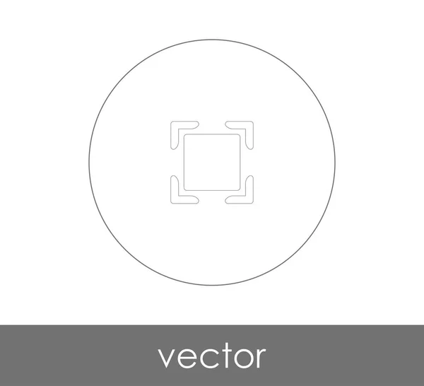 Icono de pantalla completa — Vector de stock