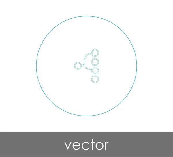Vektor Illustration Design Des Hierarchie Symbols — Stockvektor