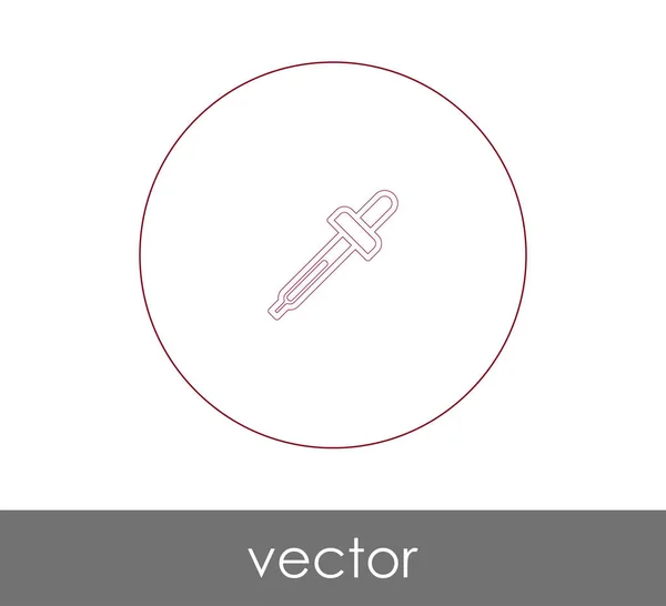 Gotero Icono Médico Ilustración Vectorial — Vector de stock