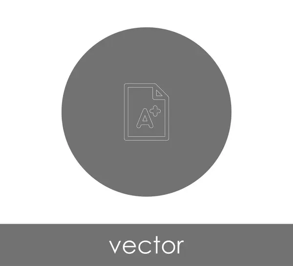 Icono Documento Para Diseño Web Aplicaciones Ilustración Vectorial — Vector de stock