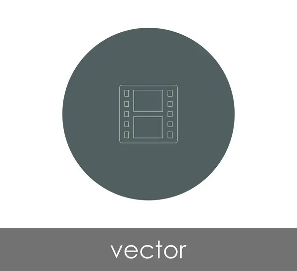 Ícone Filme Para Web Design Aplicações Ilustração Vetorial — Vetor de Stock