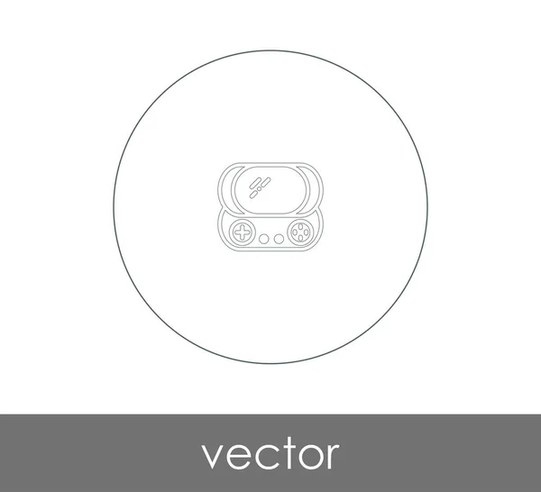 Icona Della Console Videogiochi Web Design Applicazioni — Vettoriale Stock