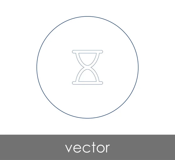 Sanduhr Web Icon Vektor Illustration — Stockvektor