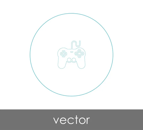 Icône Joystick Pour Conception Web Les Applications — Image vectorielle