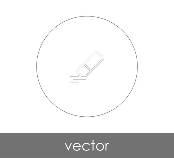 Diseño Ilustración Vectorial Del Icono Del Borrador — Archivo Imágenes Vectoriales