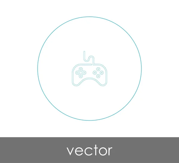 Joystick Pictogram Voor Webdesign Applicaties — Stockvector