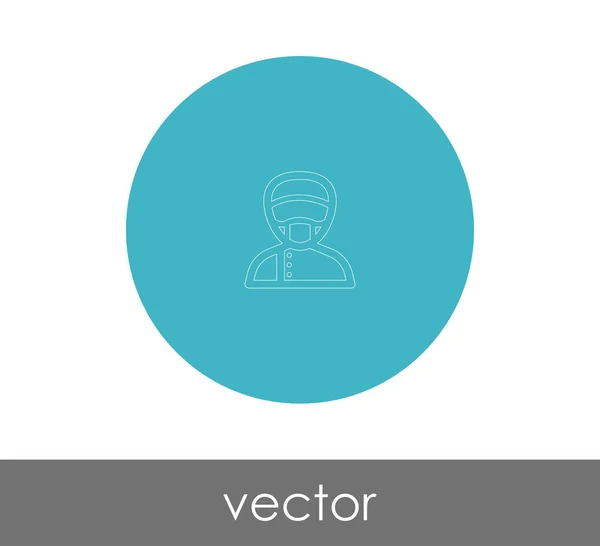 Doktor Icon Vektor Illustration — Stockvektor