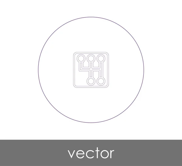 Versnellingsbak Pictogram Voor Webdesign Applicaties — Stockvector